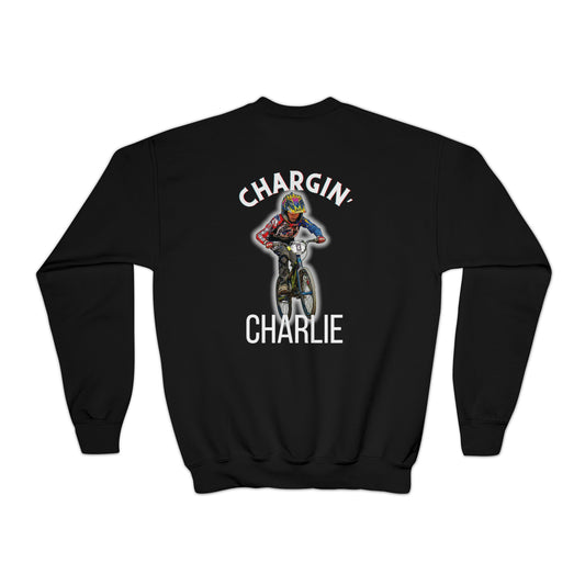 Youth Crewneck Sweatshirt - Chargin’ Charlie