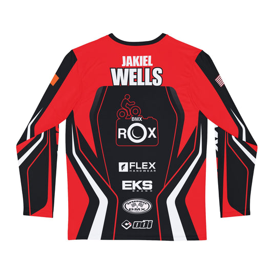 Copy of BMX Rox Racing Long Sleeve Jersey — Bold Orange & Purple BMX Team Shirt