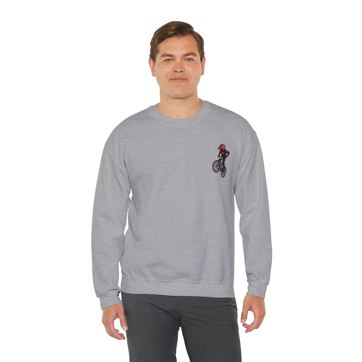 Unisex Heavy Blend™ Crewneck Sweatshirt Hot Rod Hank