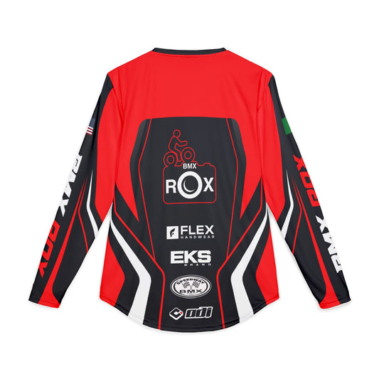 Copy of Copy of BMX Racing Long Sleeve Jersey — Rox Team Graphic UV Protection Shirt