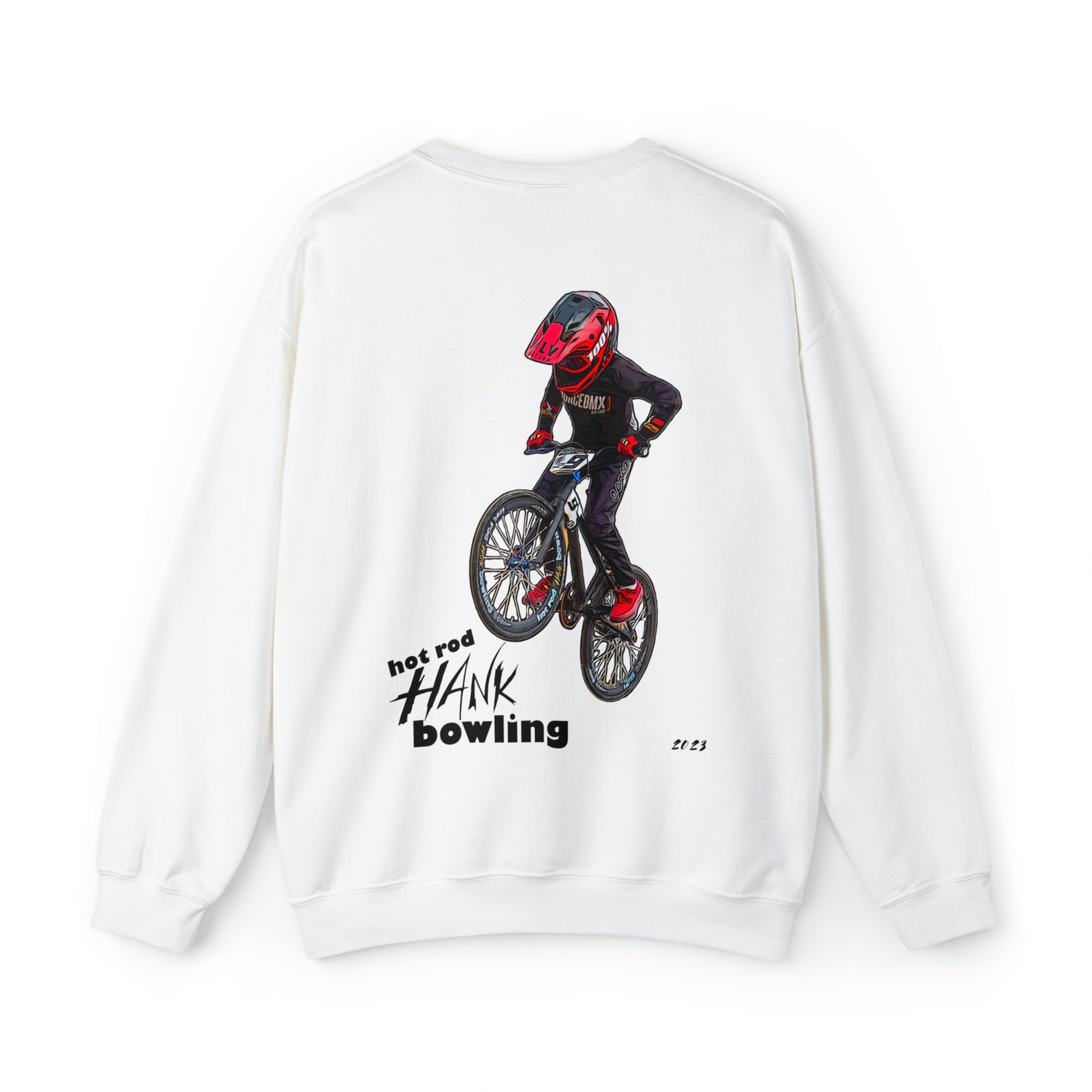 Unisex Heavy Blend™ Crewneck Sweatshirt Hot Rod Hank