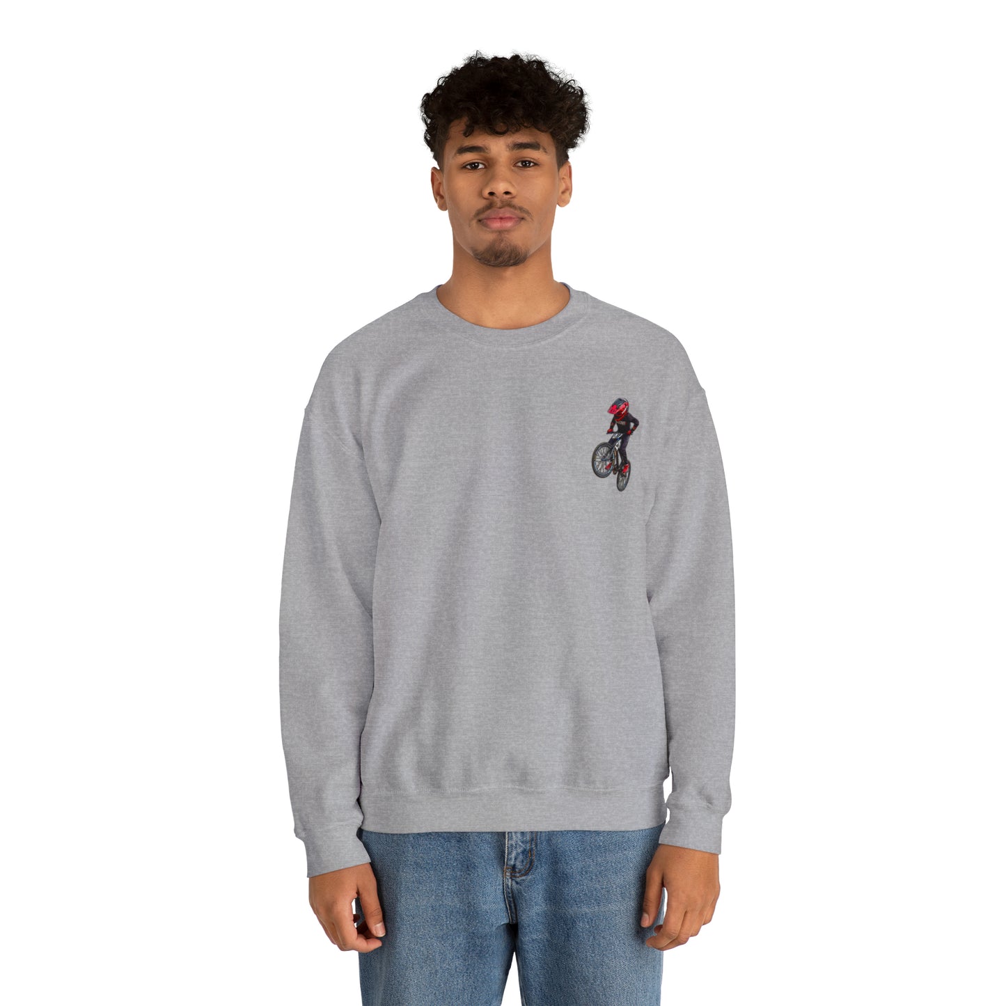 Unisex Heavy Blend™ Crewneck Sweatshirt Hot Rod Hank