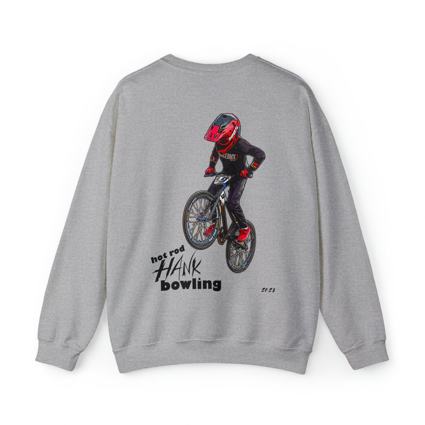 Unisex Heavy Blend™ Crewneck Sweatshirt Hot Rod Hank