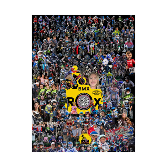 Copy of BMX Racer Matte Vertical Poster - Nate