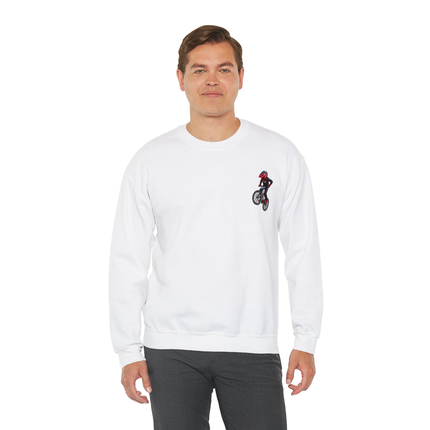 Unisex Heavy Blend™ Crewneck Sweatshirt Hot Rod Hank