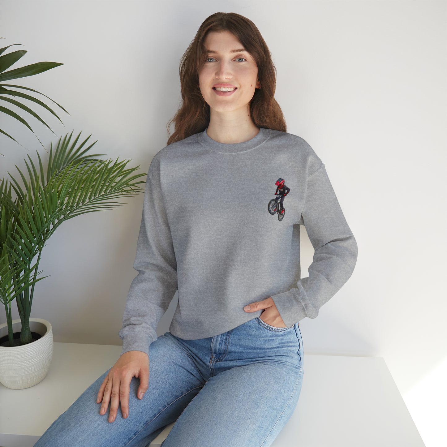 Unisex Heavy Blend™ Crewneck Sweatshirt Hot Rod Hank