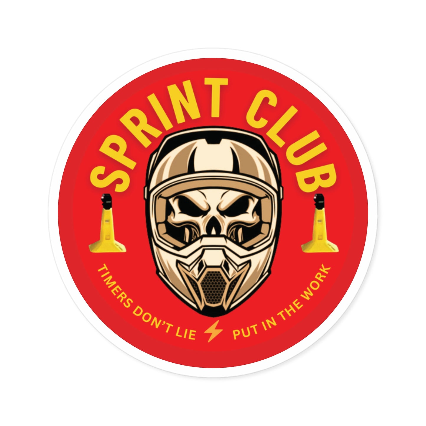 Sprint Club Sticker, Indoor\Outdoor