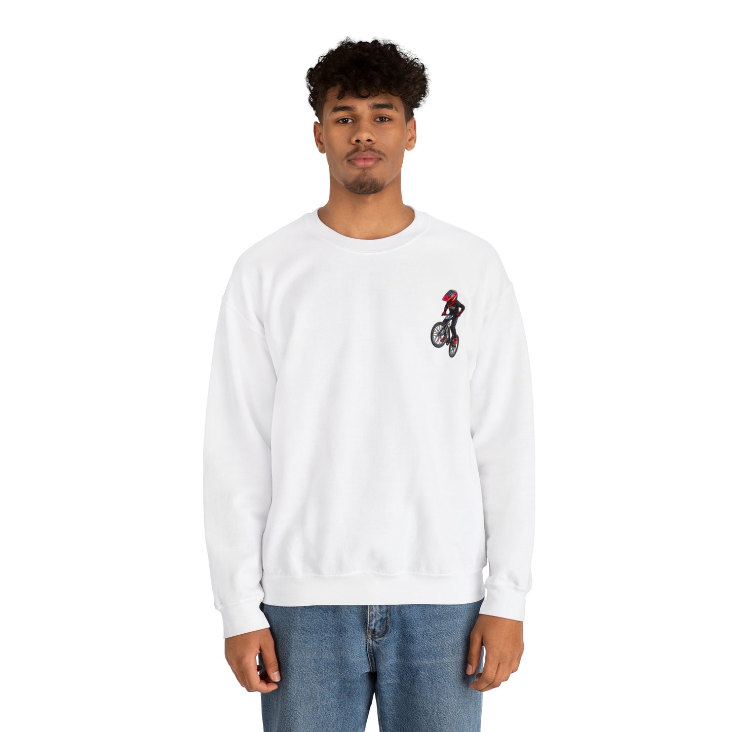 Unisex Heavy Blend™ Crewneck Sweatshirt Hot Rod Hank