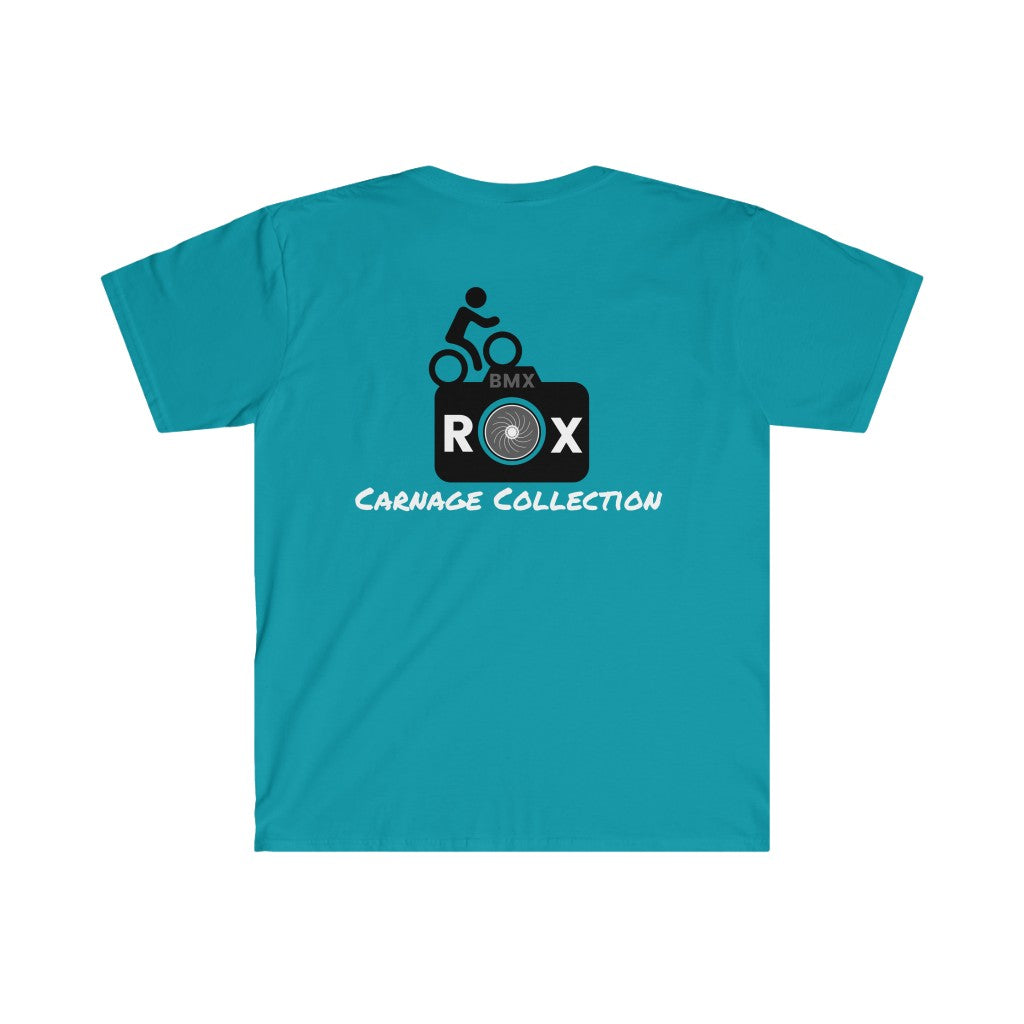 Unisex Softstyle T-Shirt - BMX ROX Carnage Collection, Breakdancing!