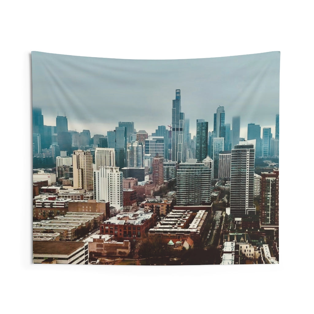Indoor Wall Tapestries - Chicago Skyline