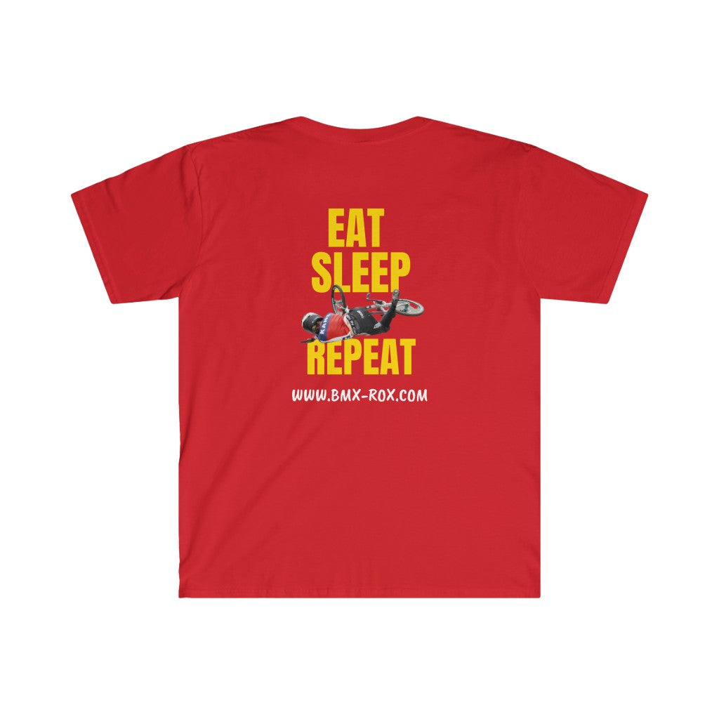 Carly Kane Unisex T-Shirt- Eat, Sleep, Race, Repeat.
