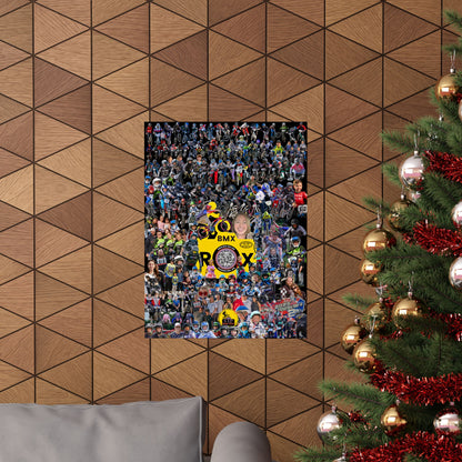 Copy of BMX Racer Matte Vertical Poster - Nate