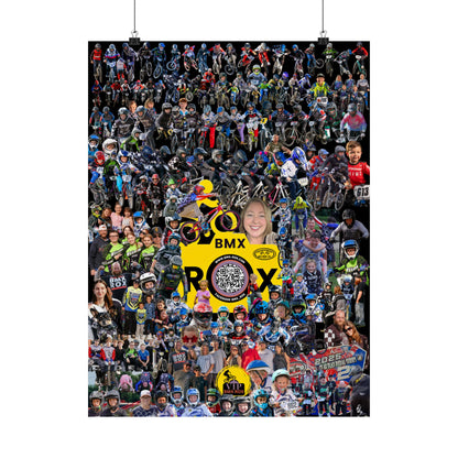 Copy of BMX Racer Matte Vertical Poster - Nate