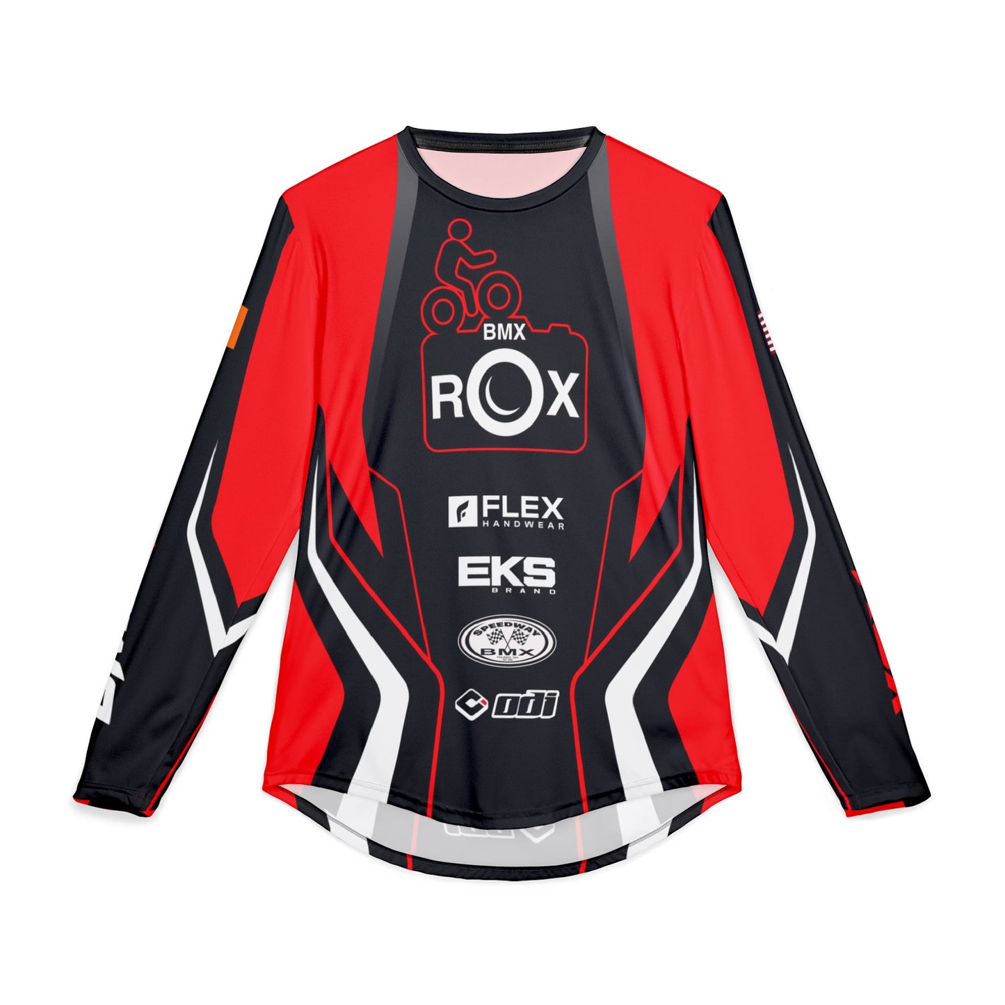 Copy of Copy of BMX Racing Long Sleeve Jersey — Rox Team Graphic UV Protection Shirt