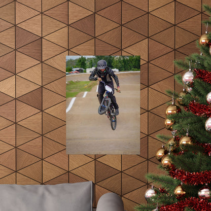 Copy of Copy of BMX Racer Matte Vertical Poster - Nate