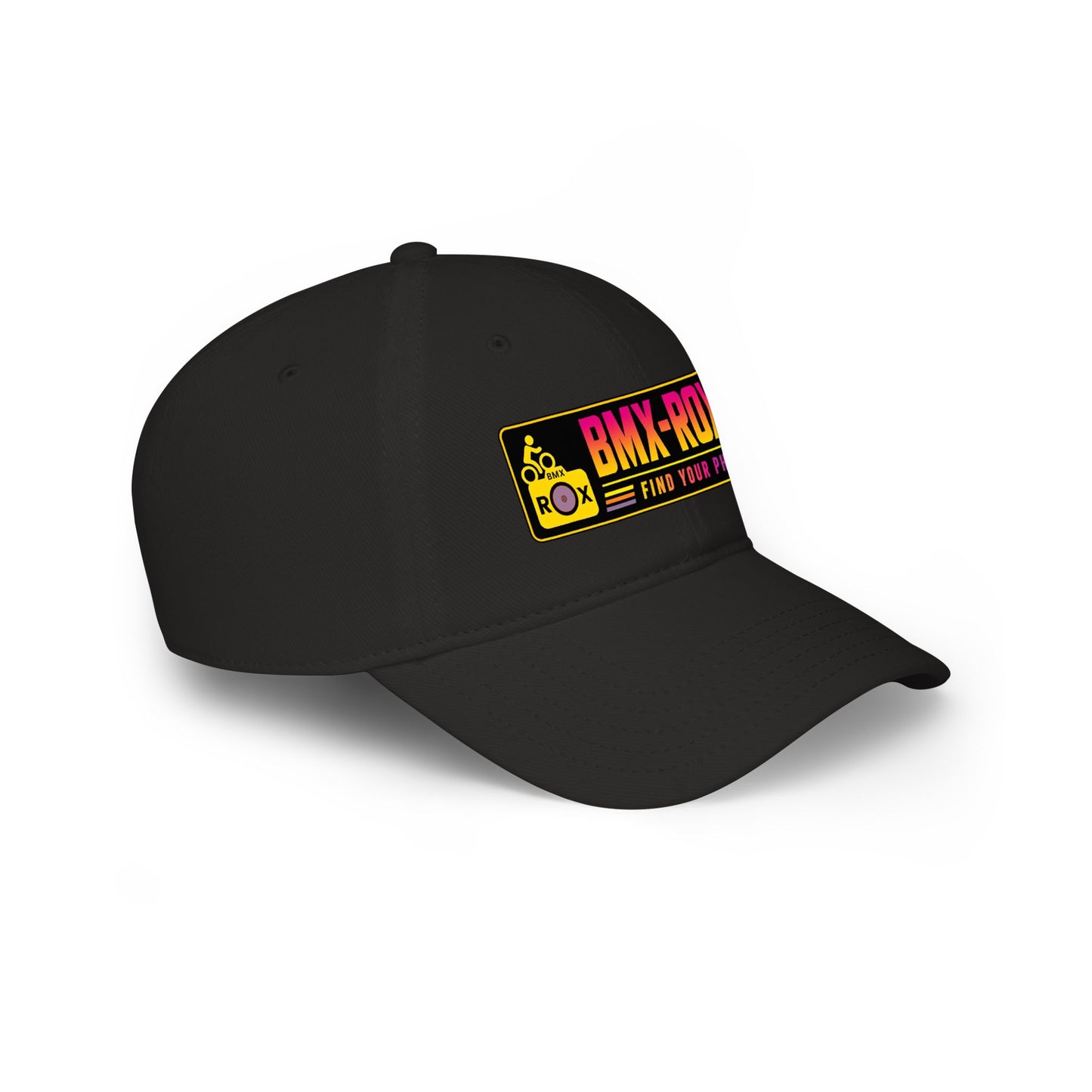 Copy of BMX-ROX Low Profile Baseball Cap — "Find Your Photos" Patch Hat