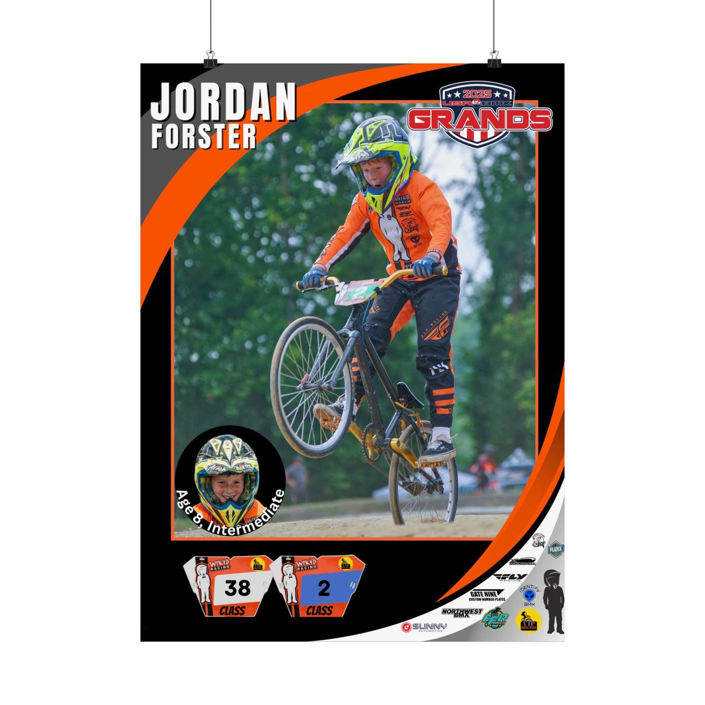 Wikid BMX Poster - JORDAN