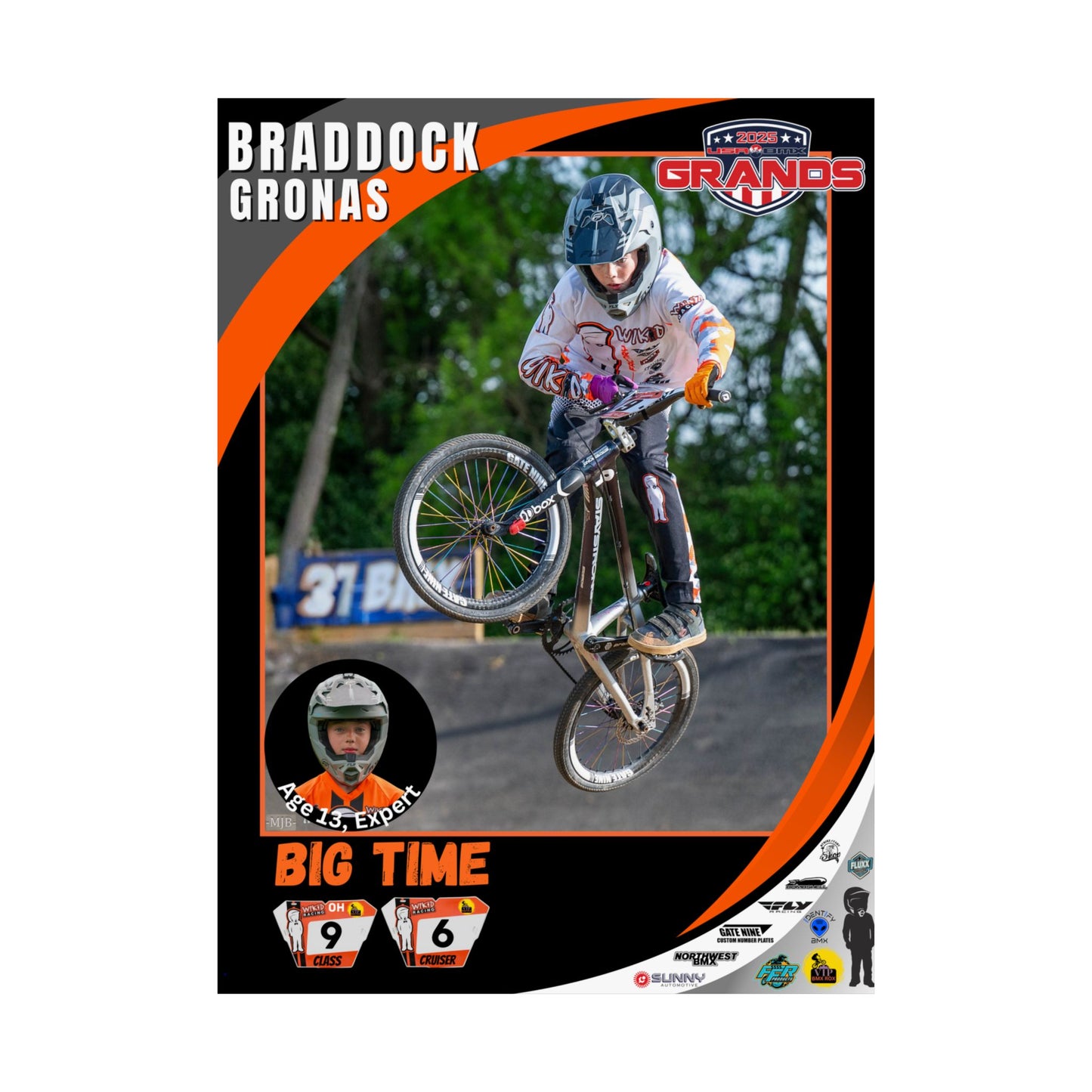 Wikid BMX Poster - BRADDOCK