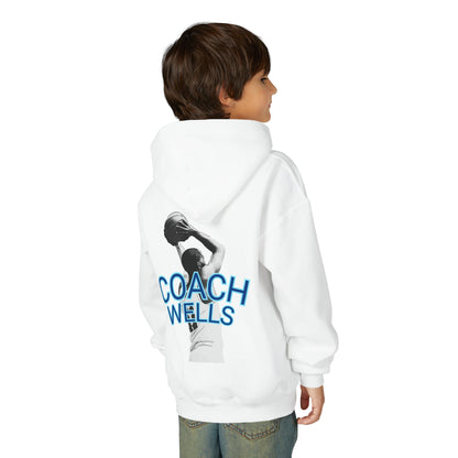 Coach Wells Youth Hoodie — Blessed Team Basketball Collage