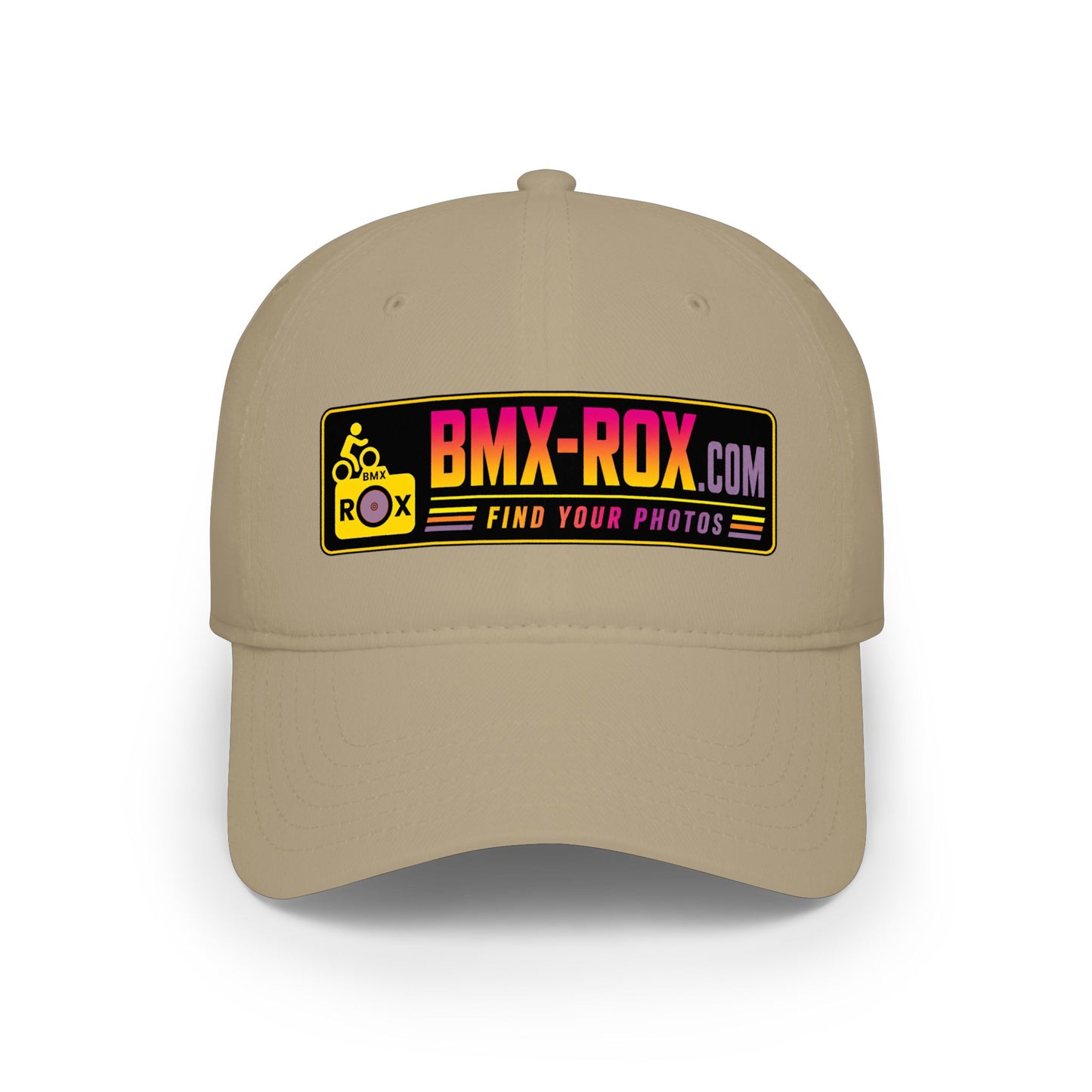 Copy of BMX-ROX Low Profile Baseball Cap — "Find Your Photos" Patch Hat