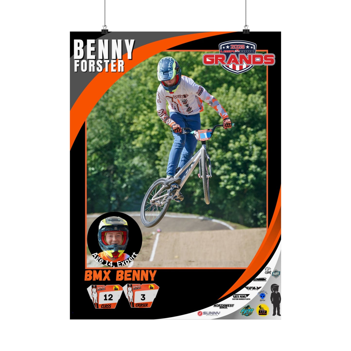 Wikid BMX Poster - BENNY