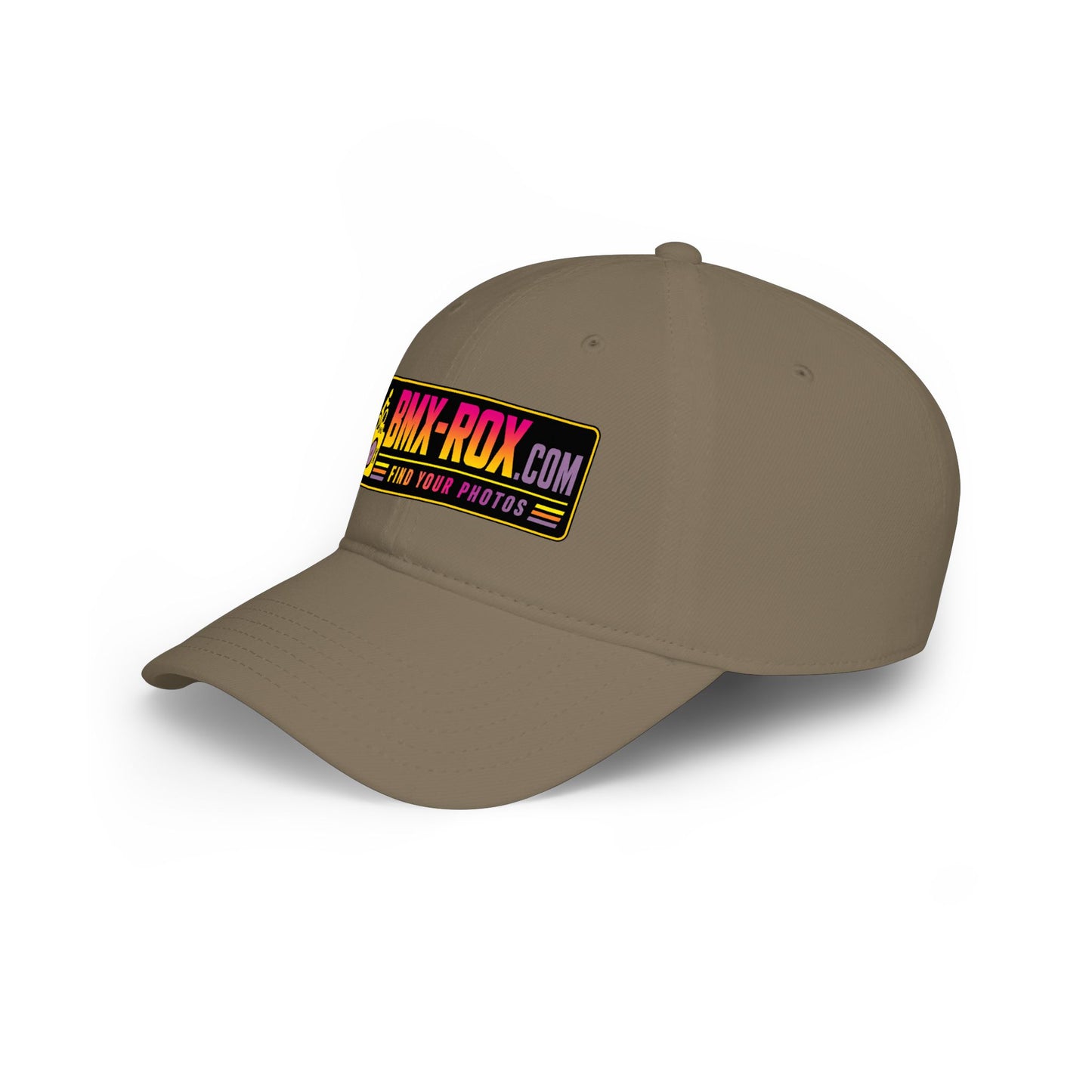 Copy of BMX-ROX Low Profile Baseball Cap — "Find Your Photos" Patch Hat
