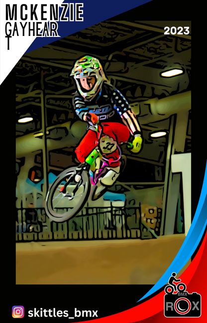 BMX ROX Trading Card Stickers - 10 Surprise Mixed Cards from the “Who’s Who Collection”