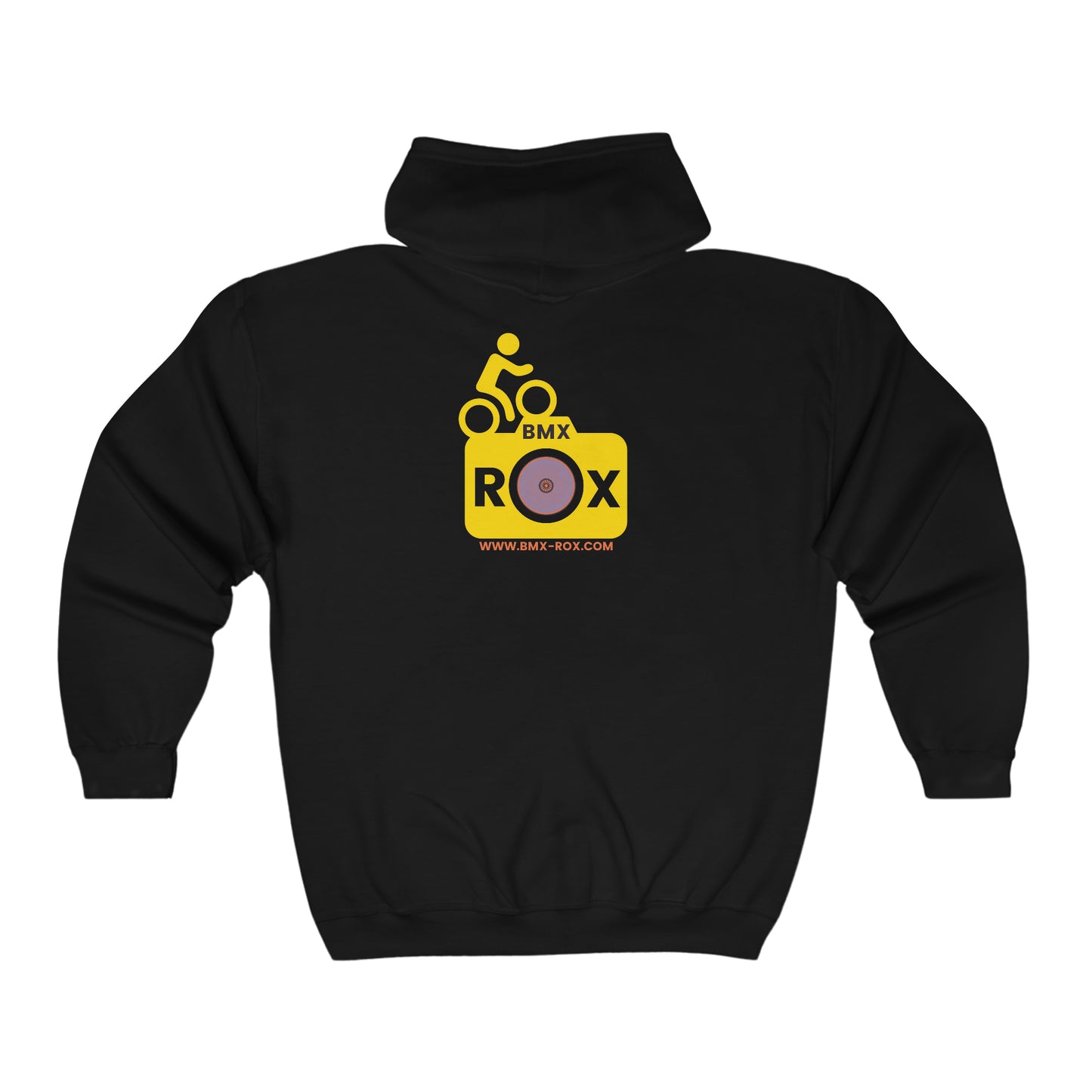 Unisex Heavy Blend™ Full Zip Hooded Sweatshirt BMX ROX