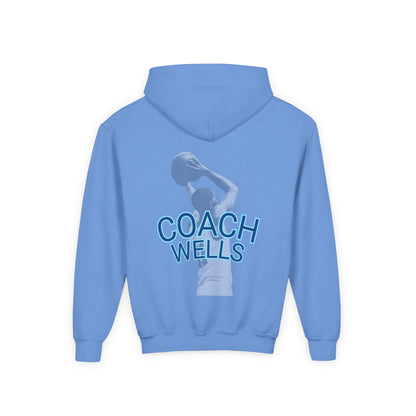 Coach Wells Youth Hoodie — Blessed Team Basketball Collage