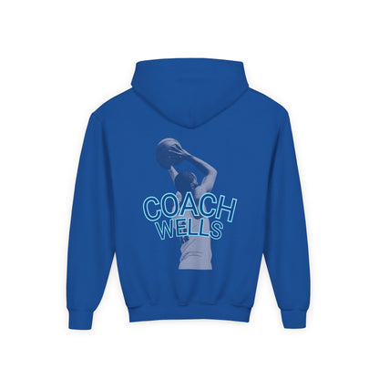 Coach Wells Youth Hoodie — Blessed Team Basketball Collage
