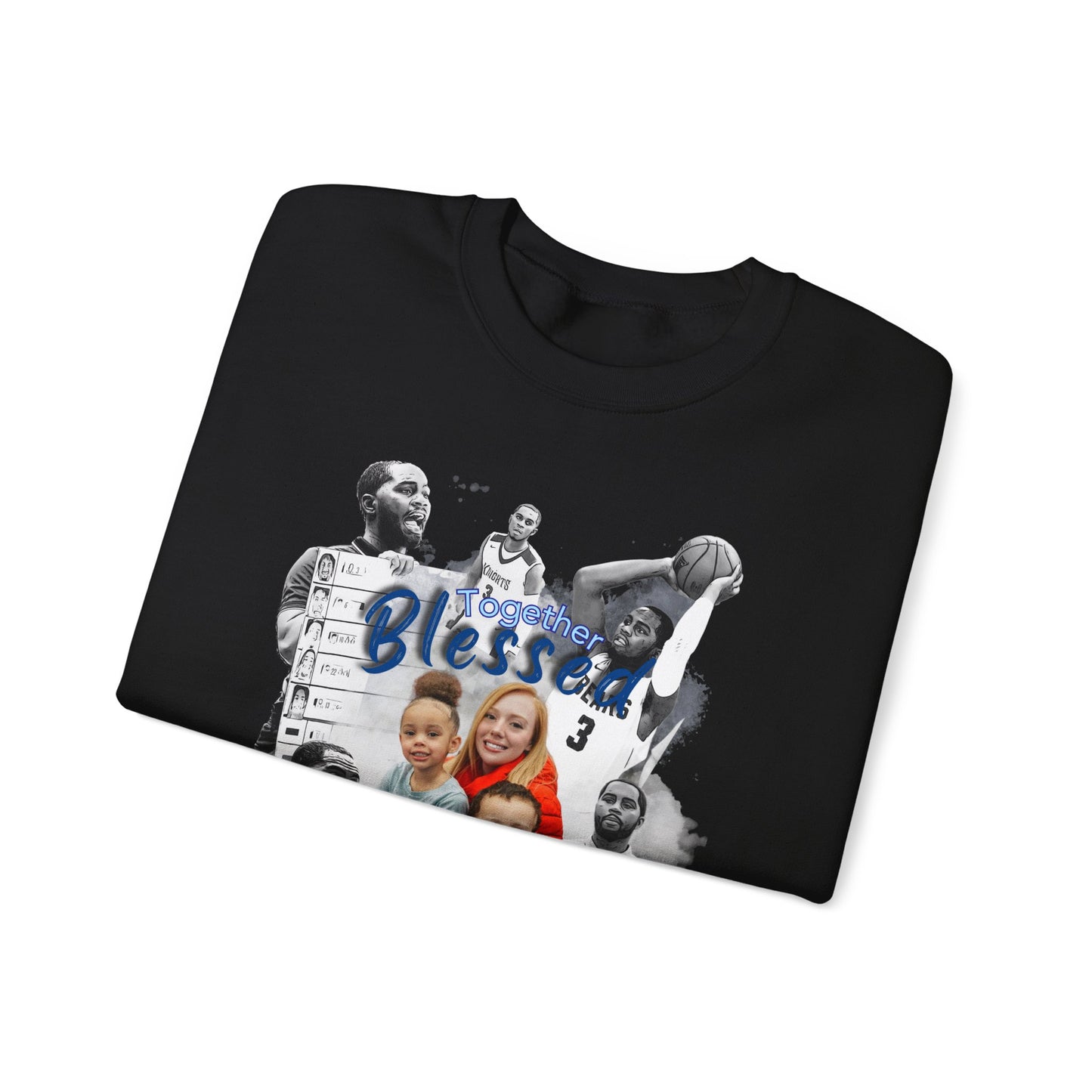 Coach Wells 'Blessed' Basketball Crewneck Sweatshirt — Personalized Coach Tribute