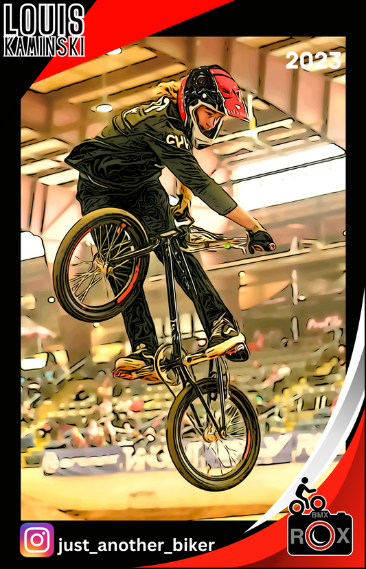 BMX ROX Trading Card Stickers - Louis Kaminski
