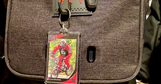 BMX ROX Trading Keychain/Bag Tag