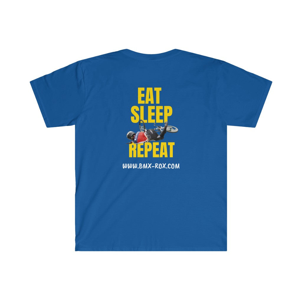Carly Kane Unisex T-Shirt- Eat, Sleep, Race, Repeat.