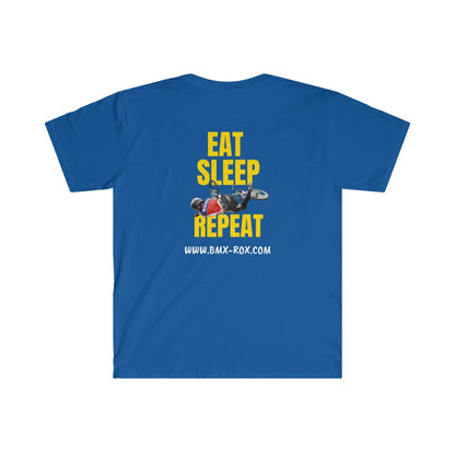 Carly Kane Unisex T-Shirt- Eat, Sleep, Race, Repeat.
