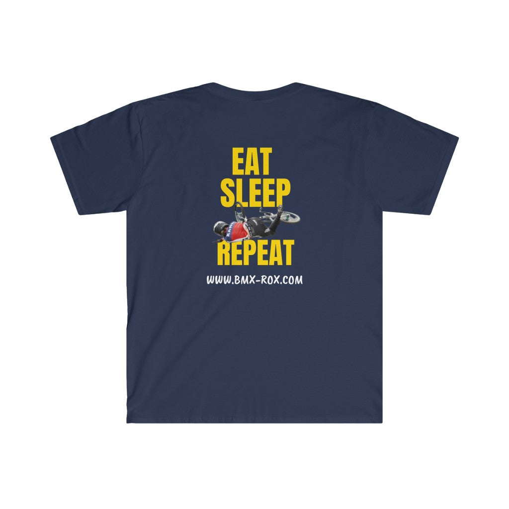 Carly Kane Unisex T-Shirt- Eat, Sleep, Race, Repeat.