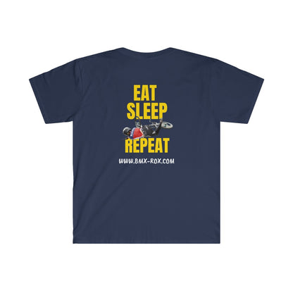 Carly Kane Unisex T-Shirt- Eat, Sleep, Race, Repeat.