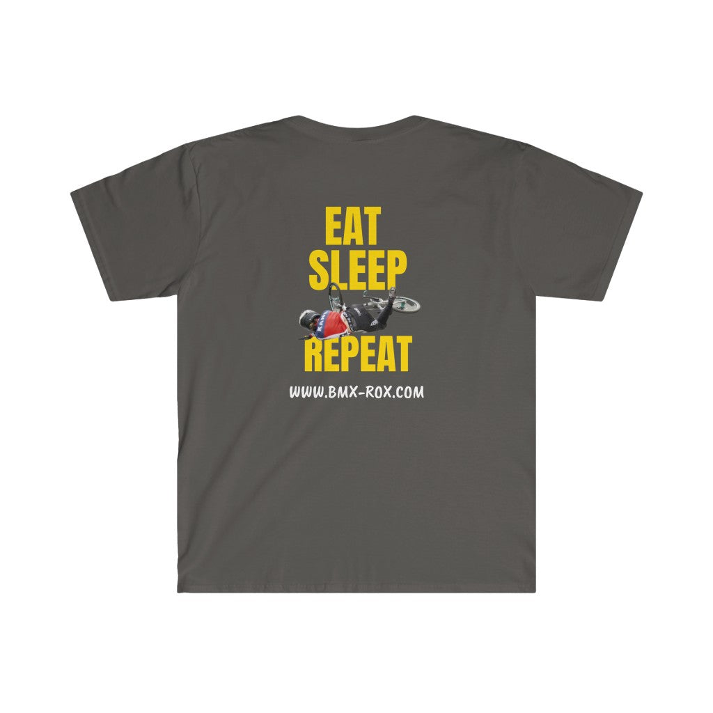 Carly Kane Unisex T-Shirt- Eat, Sleep, Race, Repeat.