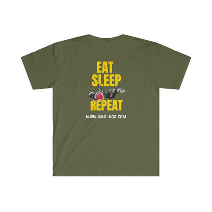 Carly Kane Unisex T-Shirt- Eat, Sleep, Race, Repeat.