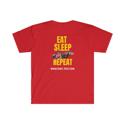 Carly Kane Unisex T-Shirt- Eat, Sleep, Race, Repeat.